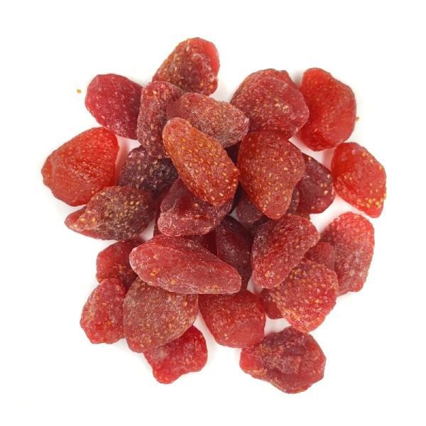 Fresas deshidratadas.