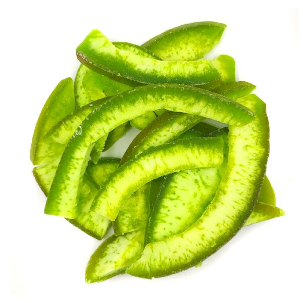 Tiras de pomelo deshidratado.