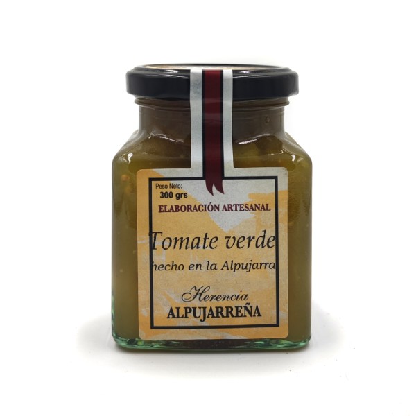 Mermelada artesana de tomate verde.